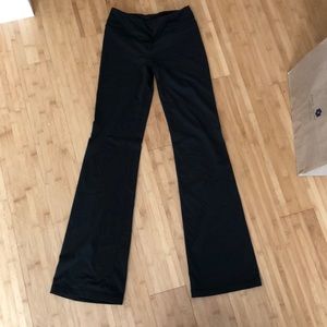 Black boot cut yoga pants
